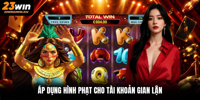 Áp dụng hình phạt cho tài khoản gian lận
