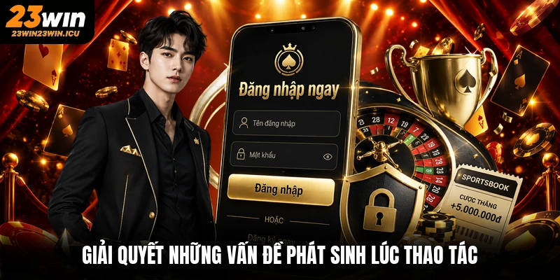 Giải quyết những vấn đề phát sinh lúc thao tác